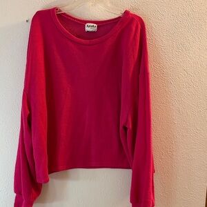 Arula Women's Vibrant Pink Sweatshirt
